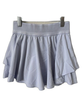 Lululemon Court Rival High Rise Skirt Pastel Blue Womens 2 W8ABTR
